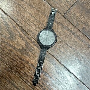 Michael Kors black pave watch